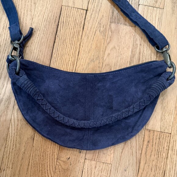 Free People Sweet Talker Suede Sling Bag in Ink NWOT - Picture 8 of 10